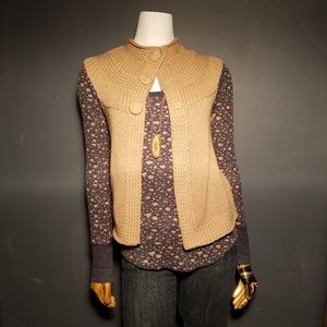 Wide Knit Boho Flowaway Sweater Vest